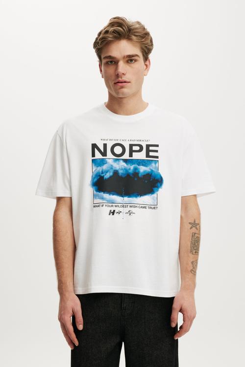Everyday Fit License Movie/Tv T-Shirt-Lcn Uni White / Nope - Movie