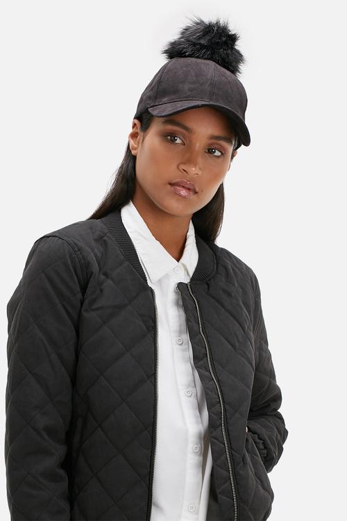 Pom pom cap