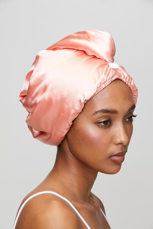 Microfiber Hair Towel - Soft Pink