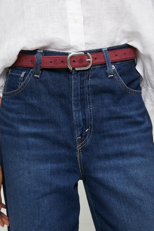 Hester Open Buckle - Burgundy