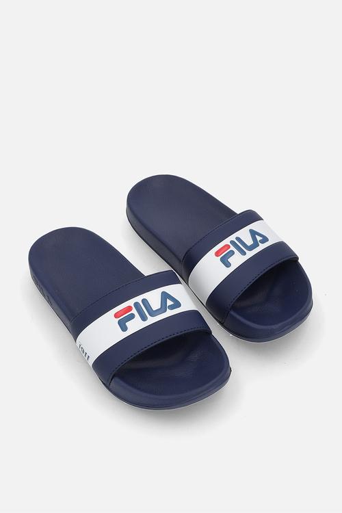 Dino slide-navy/white