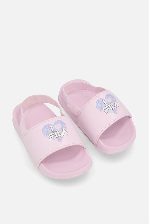 Heart slide-pink/iri