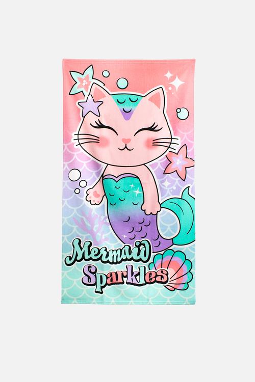 Beach Towel - Meowmaid