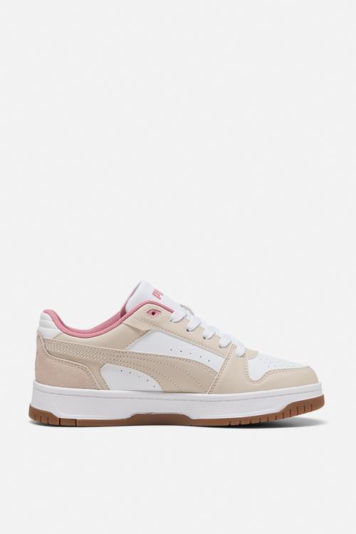Rebound Slam Lo Winter Safari Jr - Silver Fog-Birch-Puma White