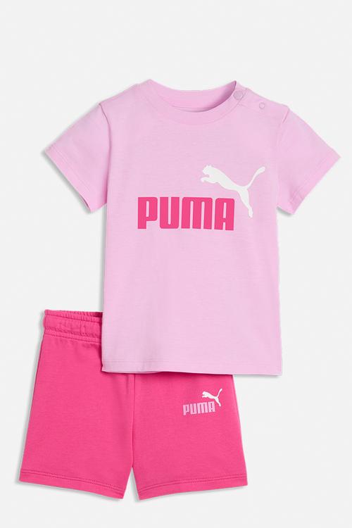 Minicats Ess Tee And Shorts Set Inf - Mauve Glow