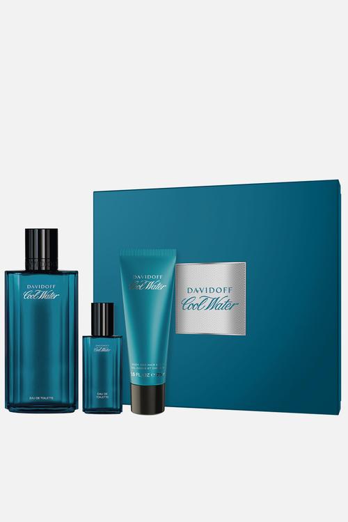 Davidoff Cool Water Trio Gift Set For Men Edt - 125ml