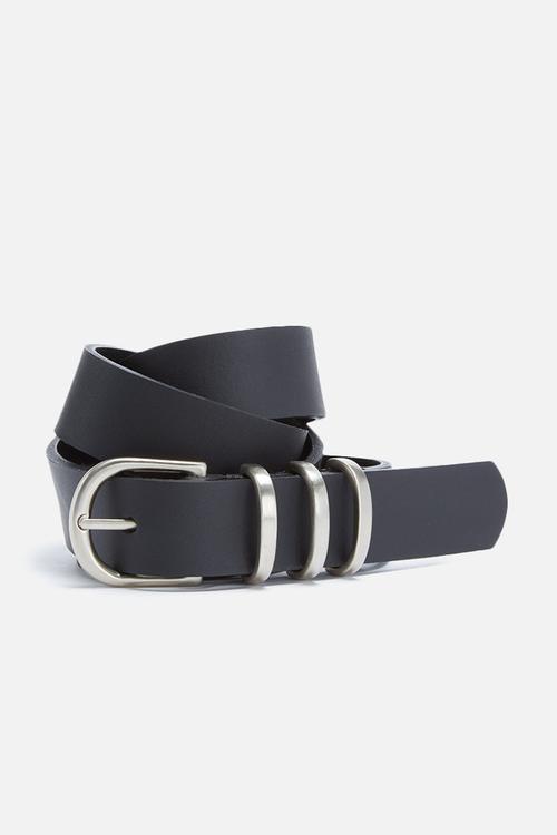 Multi keeper leather belt