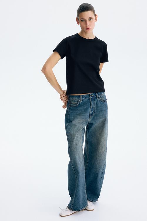 Cotton t-shirt - black
