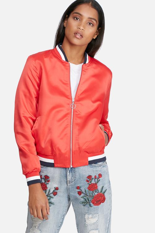 Starly embroidery bomber jacket