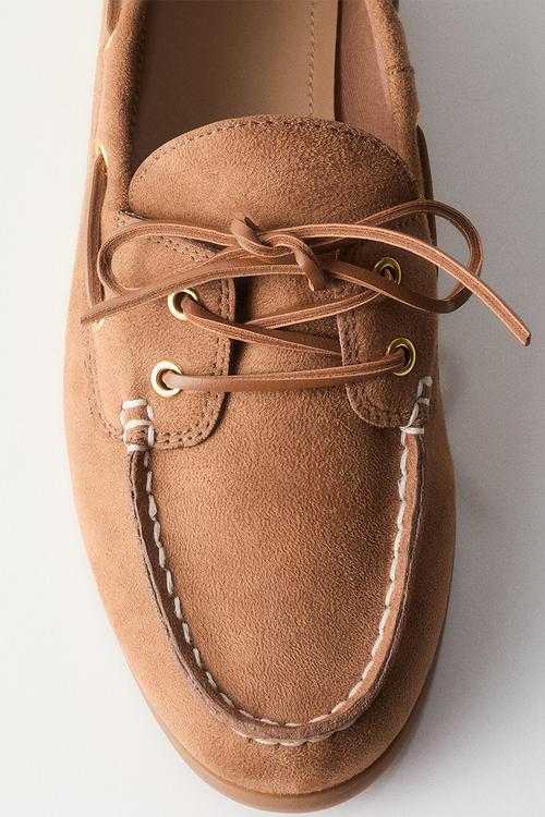 Deck shoes - dark beige