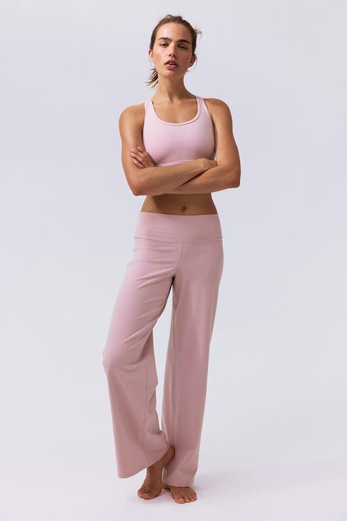 Wide sports leggings with softmove? - blush pink