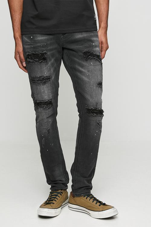 Simon Denim Jeans - Black