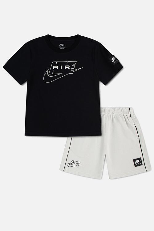 Nkb B Nk Air Flc Short Set - Light Bone