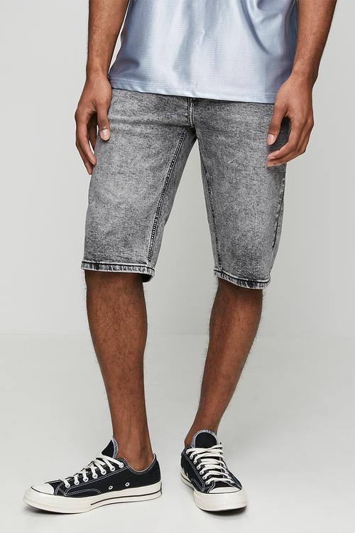 Nester Denim Shorts - Charcoal