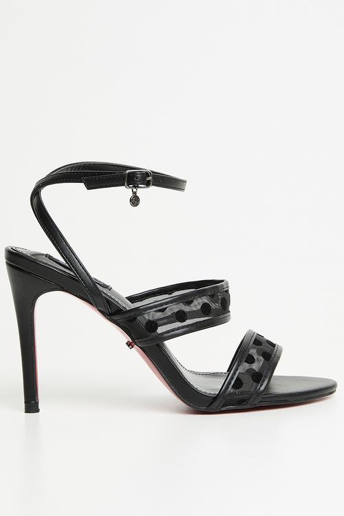 Jazz 50 open toe ankle strap - black