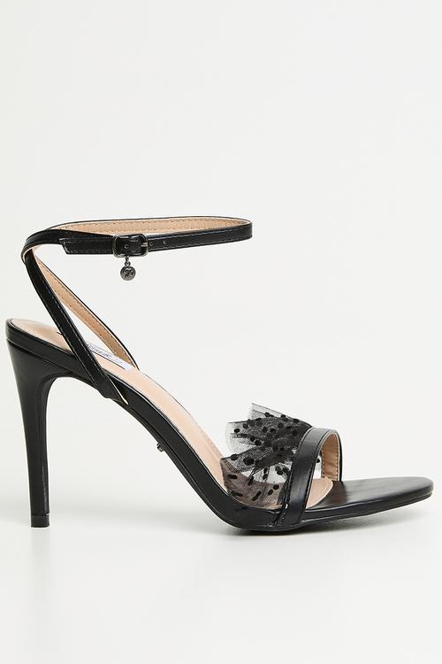 Jazz 49 open toe ankle strap - black