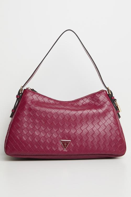Mindy Shoulder Satchel - Black Cherry