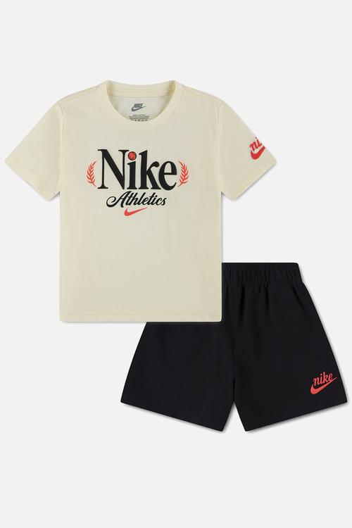 Nkn Tennis Jersey Ft Short Set - Black