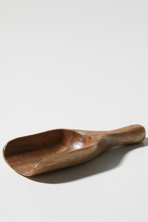 Home Classix Acacia Wooden Medium Scoop - light brown