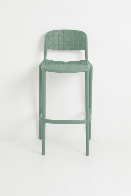 Lamu Outdoor Barstool - Green