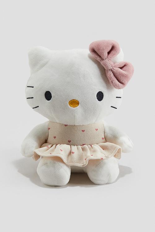 Soft toy - white/hello kitty