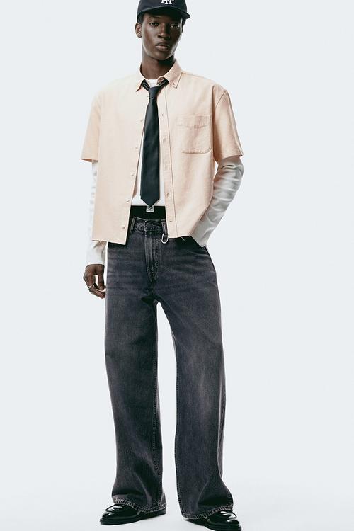 Wide jeans - denim grey