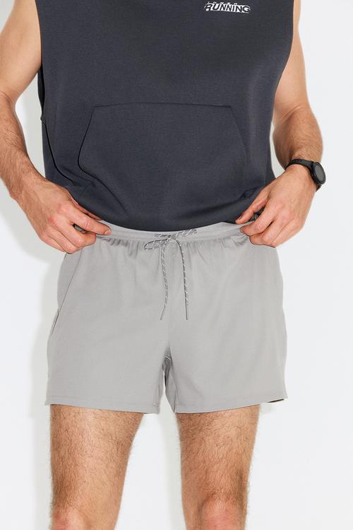Lightweight quick dry running shorts​ ​ - light grey