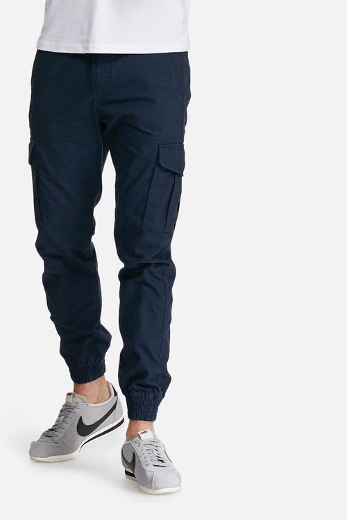 Washed cuff pants