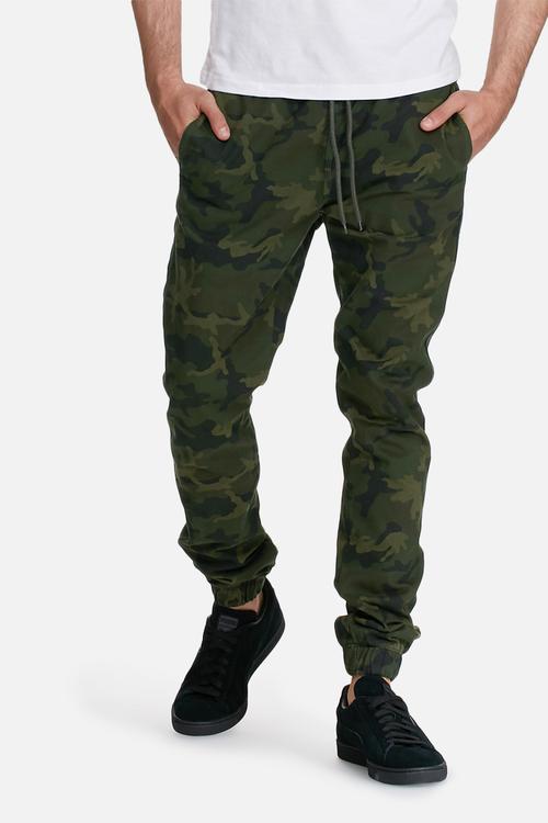 Camo cuffed jogger