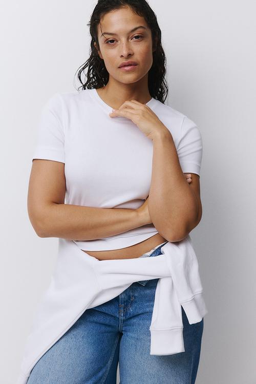 Cotton t-shirt - white