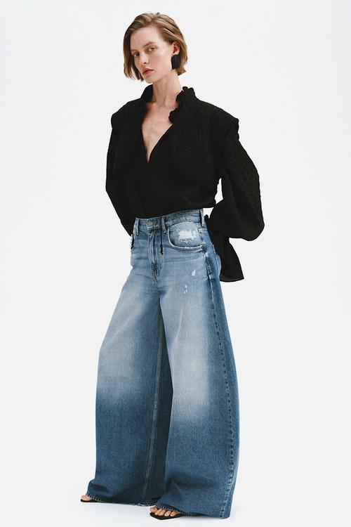 Barrel leg regular jeans - light denim blue