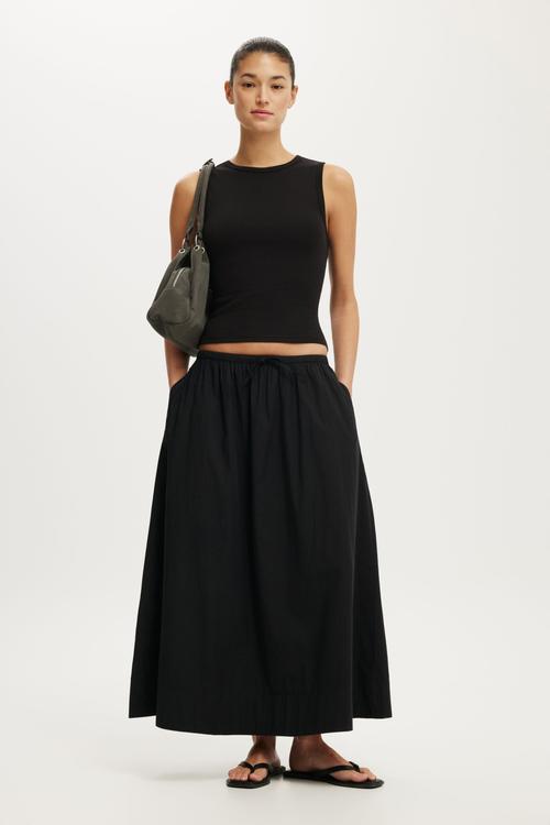 Zoe Maxi Skirt - Black