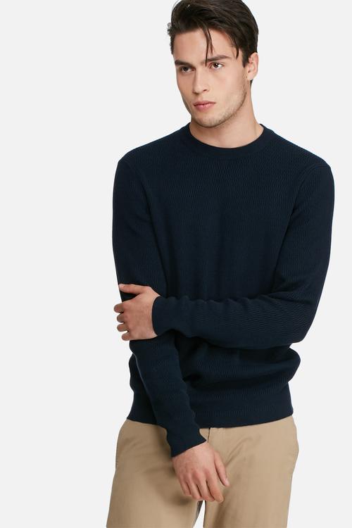 Tonic textured crew knit