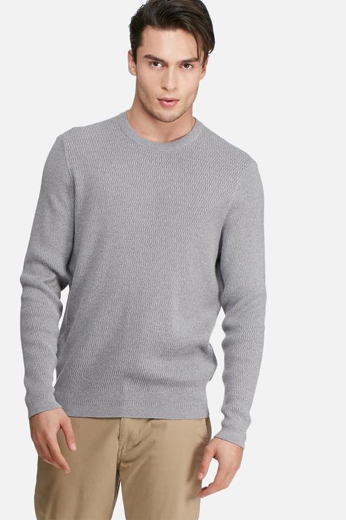 Tonic textured crew knit