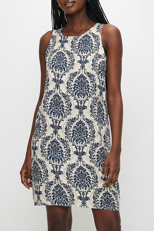 Racerback Slip Dress - Navy