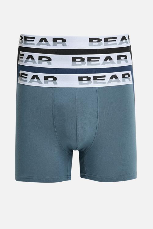 3Pk Core Bodyshort - Blue Multi
