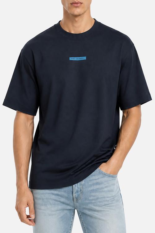MENS PJC CONTRAST HD LOGO TEE - Navy