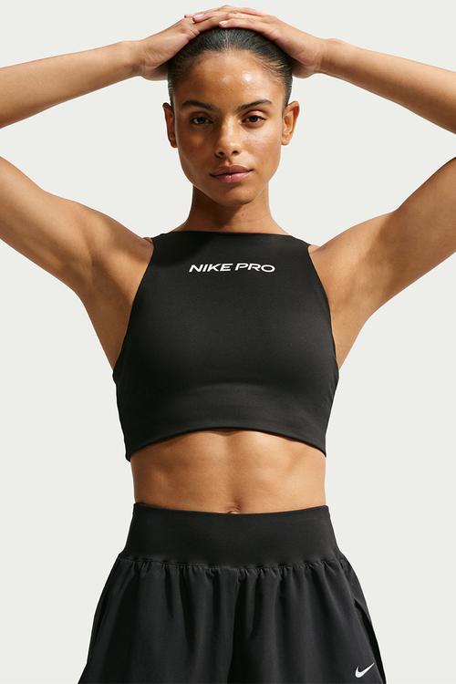 W Nk Pro Sculpt Dri-Fit High-Waisted 2-In-13" Shorts - Black/White