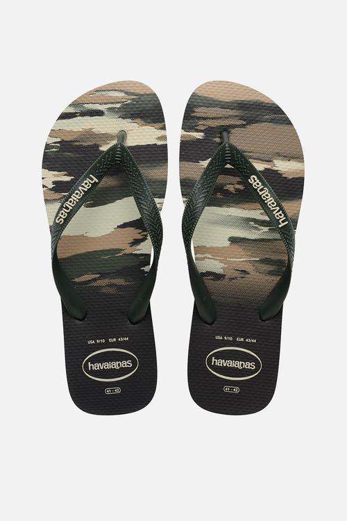 Top Camu - Black/Green Olive