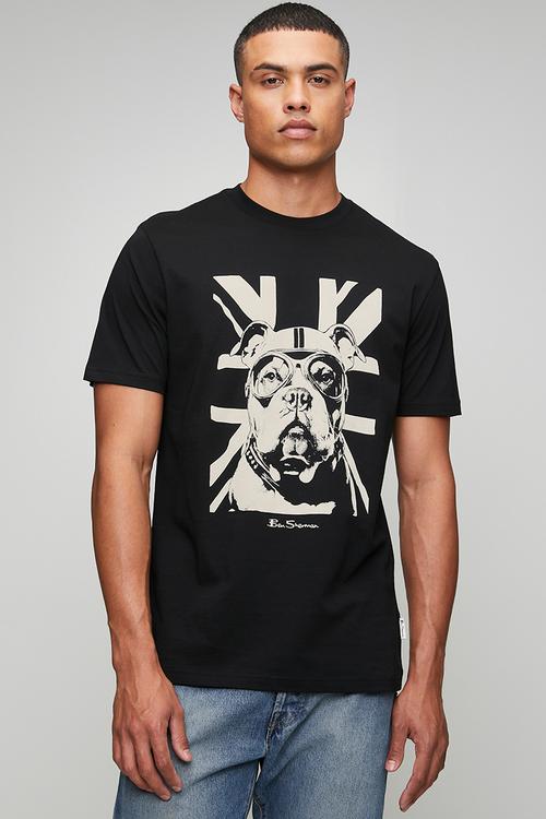Bulldog Tee Shirt - Black