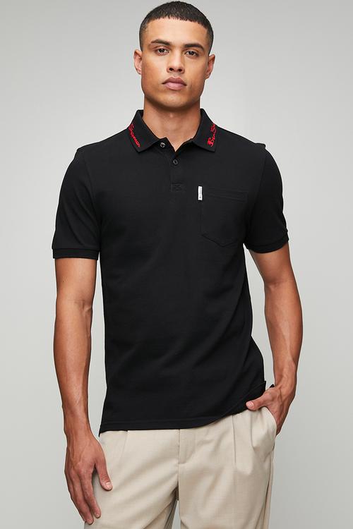 Benjamin Polo S/S - Black
