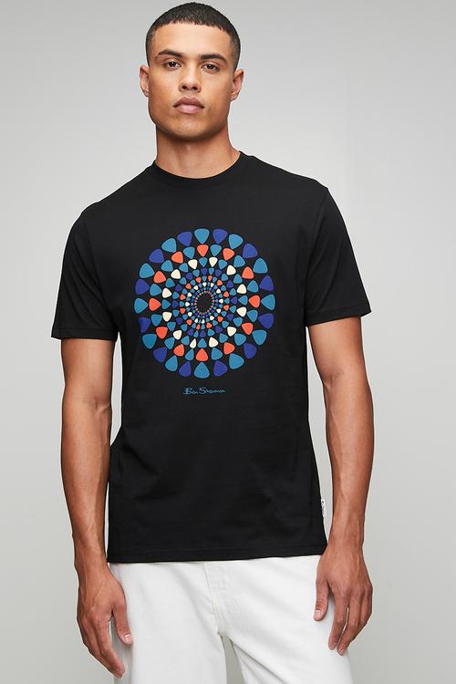 Plectrum Target Tee Shirt - Black