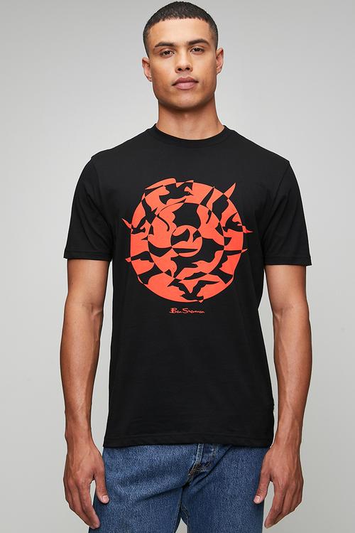 Seagull Target Tee Shirt - Black