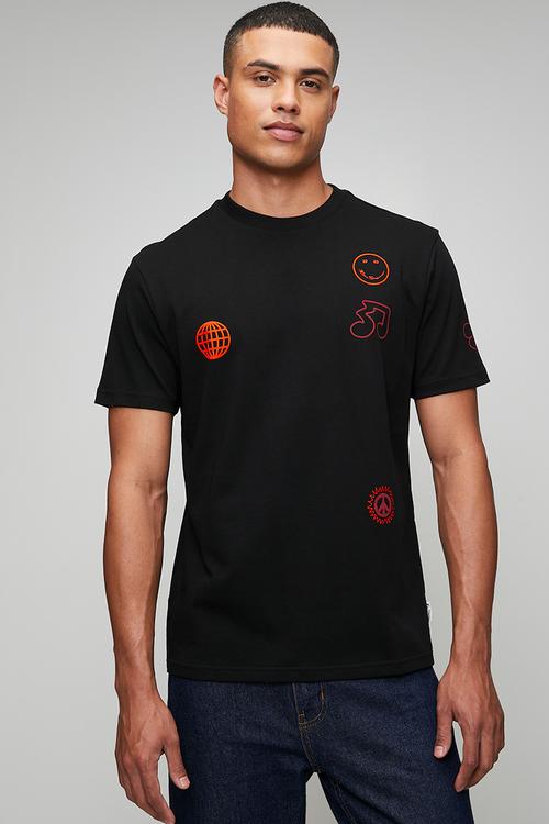 Festival Tee Shirt 260Gsm - Black
