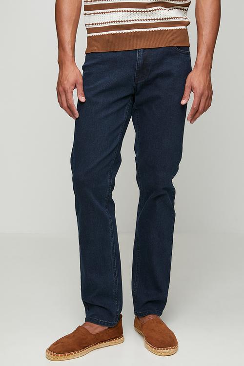 Reece Denim Jeans - Blue Black