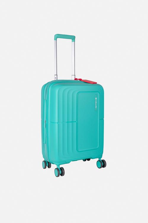 Carry-On Trolley Case - Aqua Green