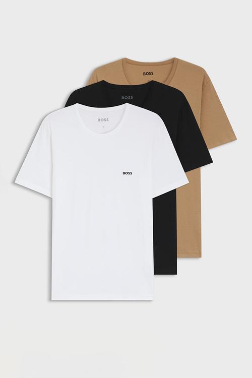 TShirt RN 3P Classic - Black / White / Beige