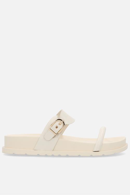 Lily two strap slide - off white