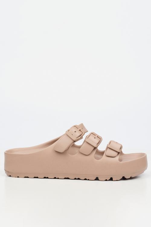 Myla 1 triple buckle sandal - natural