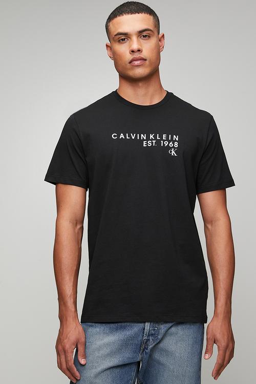 Oversized Monogram Logo T-Shirt - Black